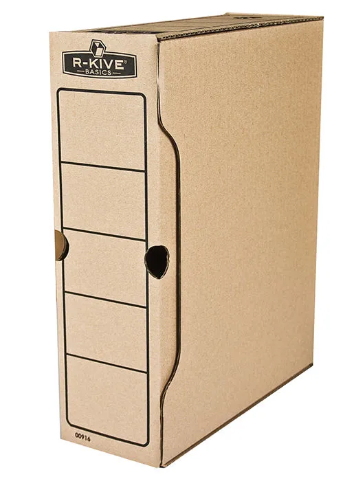 Бокс для архівації документів Fellowes R-Kive Basics крафтовий 325х260х100 мм (f.91601)