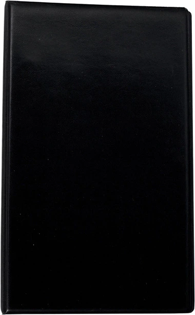 Візитниця книга Buromax на кільцях 200 шт. вініл 160х268 мм. чорний (BM.3561-01)