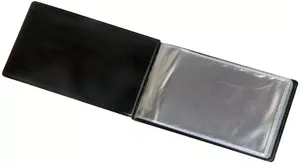 Візитниця книга Panta Plast з впаяними файлами 24 шт. пвх 115х70 мм. чорний (0304-0001-01)