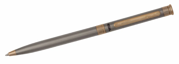 Комплект ручок Regal перо + кулькова ручка в подарунковому футлярі L сталь (R68007.L.BF)