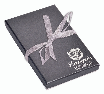 Набір подарунковий Langres Crystal ручка кулькова + гачок для сумки чорний (LS.122028-01)