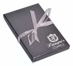 Набір подарунковий Langres Crystal ручка кулькова + гачок для сумки чорний (LS.122028-01)