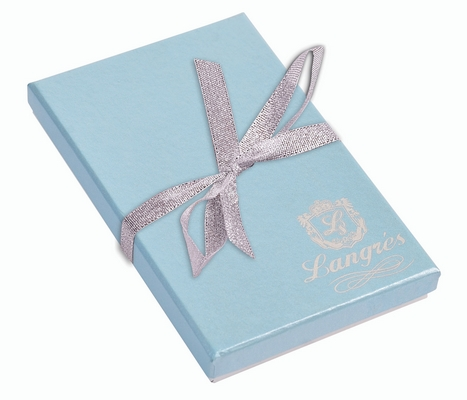 Набір подарунковий Langres Crystal ручка кулькова + гачок для сумки синій (LS.122028-02)