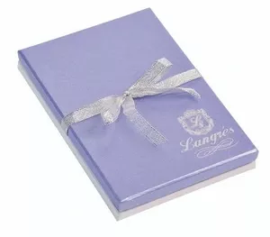 Набір подарунковий Langres Fly ручка кулькова + брелок + закладка для книг фіолетовий (LS.132001-07)