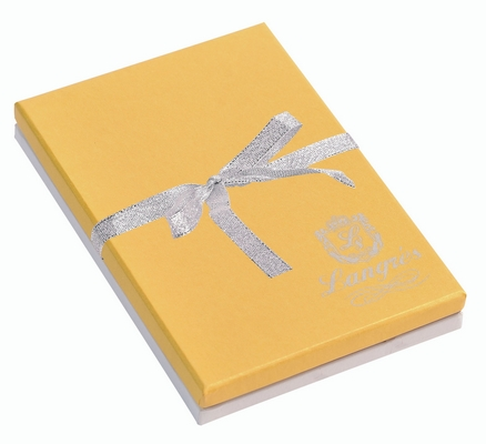 Набір подарунковий Langres Fly ручка кулькова + брелок + закладка для книг жовтий (LS.132001-08)