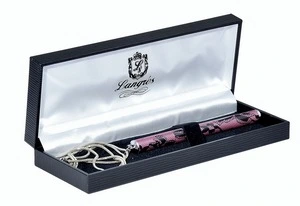 Ручка кулькова "Lace" з цепочкою 70см, рожевий, в подарунковому футлярі **