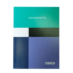 Зошит офісний Buromax CHIAZZATO А5 80арк. клітинка інтегральна обкладинка бірюзовий (BM.24522102-06)