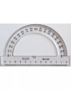 Транспортир KOH-I-NOOR 180 гр.х125 см. пластик димчастий (746239)