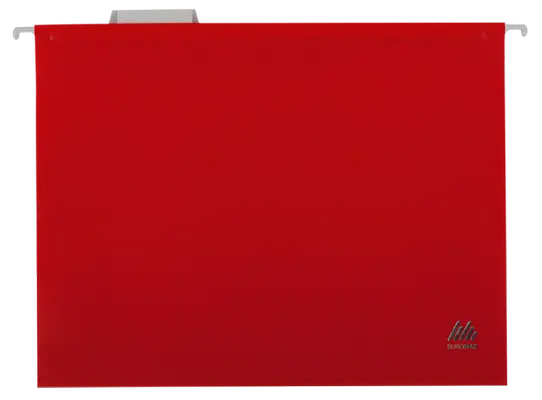 Файл підвісний Buromax А4 200 мкм. фактура матовий червоний 1 шт. (BM.3360-05)