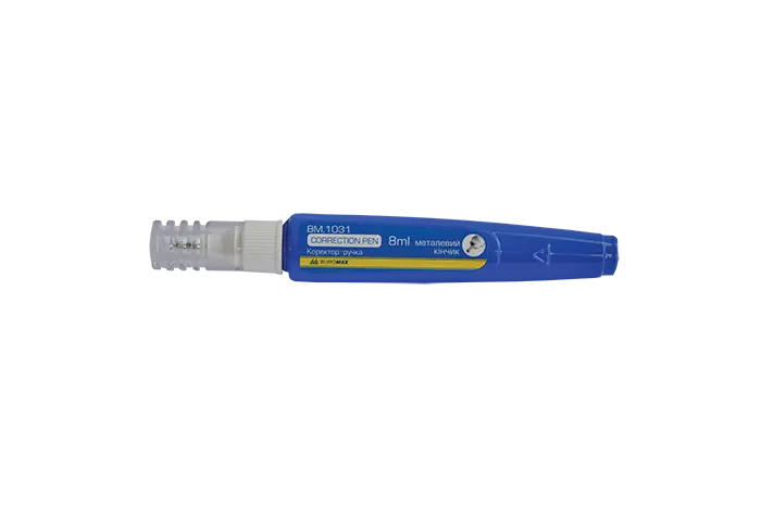 Коректор-ручка Buromax з металевим наконечником 8 мл. (BM.1031)