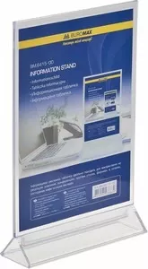 Інформаційна табличка Buromax прозора A4 двостороння вертикальна (BM.6415-00)