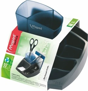 Підставка-органайзер Maped ESSENTIALS GREEN Compact чорно- синя квадратна пластик (MP.575400)