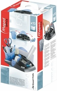 Підставка-органайзер Maped ESSENTIALS DESK чорно- синя квадратна пластик (MP.751212)