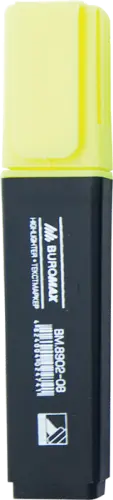 Маркер текстовий Buromax JOBMAX жовтий 2-4 мм клиноподібний (BM.8902-08)