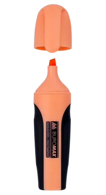 Маркер текстовий Buromax PASTEL персиковий 2-4 мм клиноподібний (BM.8905-46)