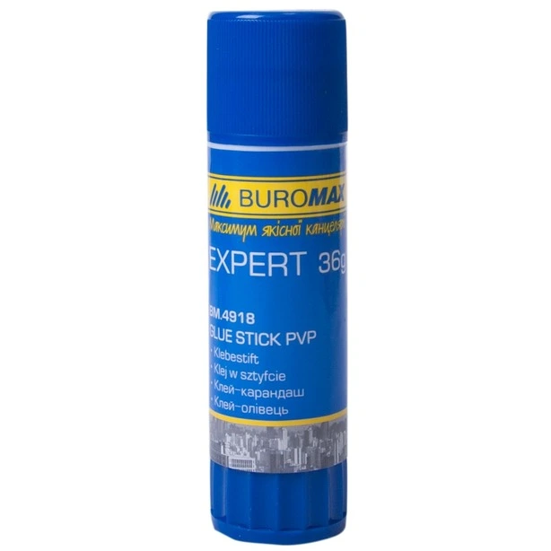 Клей-олівець Buromax 36 г PVP (BM.4918)