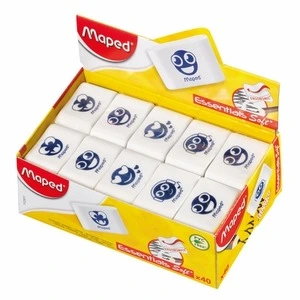 Гумка ESSENTIALS SOFT, дисплей, асорті **