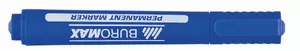 Маркер перманентний Buromax синій 2-4 мм круглий (BM.8700-02)