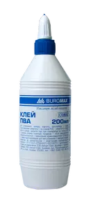 Клей канцелярський Buromax JOBMAX 200 г PVA ковпачок-дозатор (BM.4853)