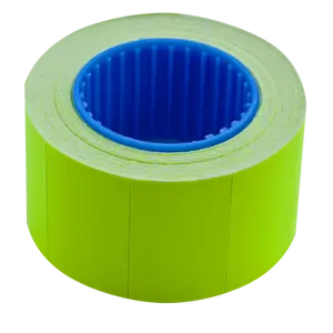 Цінник прямокутний Buromax 26х16мм 6м 375шт зовнішня намотка жовтий (BM.282103-08)