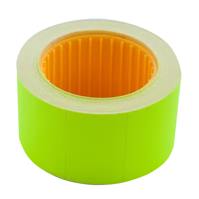Цінник прямокутний Buromax 30х20мм 6м 300шт зовнішня намотка жовний (BM.282104-08)