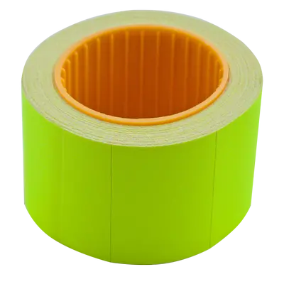 Цінник прямокутний Buromax 35х25мм 6м 240шт зовнішня намотка жовний (BM.282105-08)