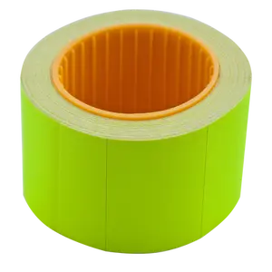 Цінник прямокутний Buromax 35х25мм 6м 240шт зовнішня намотка жовний (BM.282105-08)
