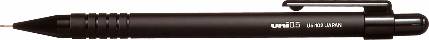 Олівець механічний uni U5-102 0.5мм, чорний **