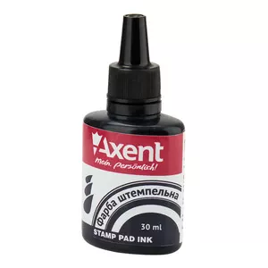 Фарба Axent штемпельна 30 мл. чорний (7301-01-A)