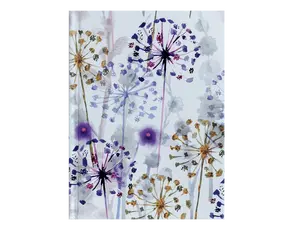 Блокнот FLORA А6 64арк. клітинка тверда палітурка фіолетовий (BM.24614102-07)