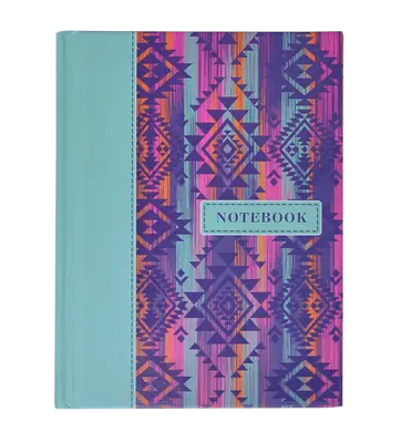 Блокнот ETHNO А6 64арк. клітинка тверда палітурка бірюзовий (BM.24614104-06)