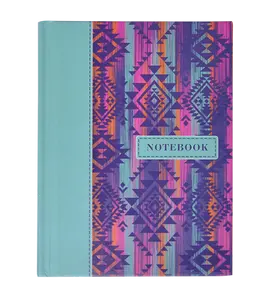 Блокнот ETHNO А6 64арк. клітинка тверда палітурка бірюзовий (BM.24614104-06)