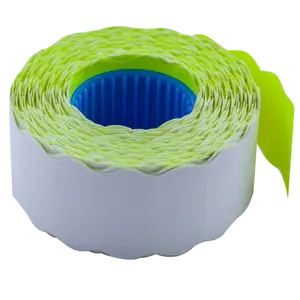 Цінник фігурний Buromax 26х16мм 12м 1000шт внутрішня намотка жовтий (BM.281202-08)