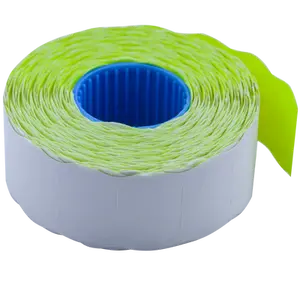 Цінник фігурний Buromax 26х16мм 16м 1000шт внутрішня намотка жовтий (BM.281203-08)
