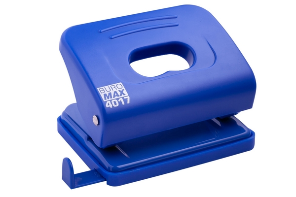 Діркопробивач Buromax пластиковий 8 см 16арк синій (BM.4017-02) 
