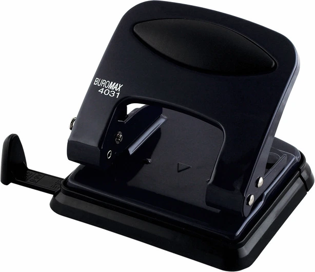 Діркопробивач Buromax металевий 8 см 30арк синій (BM.4031-02)  