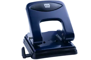 Діркопробивач Buromax металевий 8 см 40арк  синій (BM.4032-02) 