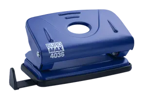 Діркопробивач Buromax металевий до 10арк  синій (BM.4036-02)