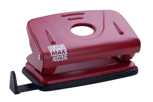 Діркопробивач Buromax металевий до 10арк червоний (BM.4036-05)