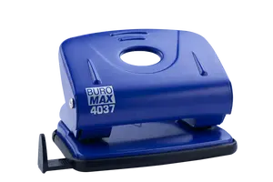 Діркопробивач Buromax металевий до 20арк  синій (BM.4037-02)