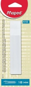 Леза для канцелярських ножів Maped 18 мм 10 шт. (MP.640721)