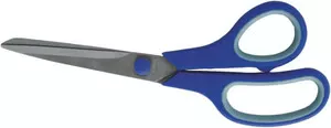 Ножиці офісні Buromax синій 21,5 см пластик з гумовою вставкою (BM.4503)
