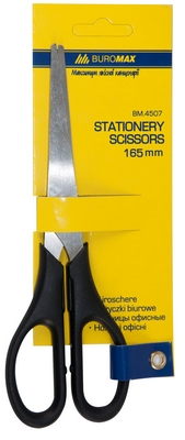 Ножиці офісні Buromax асорті 16,5 см пластик (BM.4507)