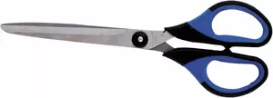 Ножиці офісні Buromax чорно-синій 18 см пластик з гумовою вставкою (BM.4513)
