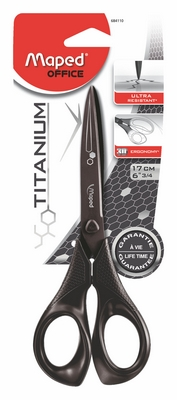 Ножиці офісні Maped TITANIUM коричневий 17 см пластик (MP.684110)