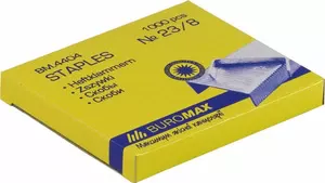 Скоби Buromax ЛЮКС №23/8 метал 1000 шт. (BM.4404)
