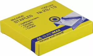 Скоби Buromax ЛЮКС №23/13 метал 1000шт. (BM.4406)