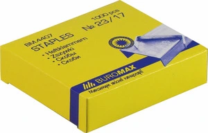 Скоби Buromax ЛЮКС №23/17 метал 1000шт. (BM.4407)