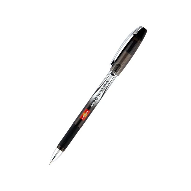 Ручка кулькова Unimax Ultraglide чорнило чорне 1.0 мм пластик (UX-114-01)