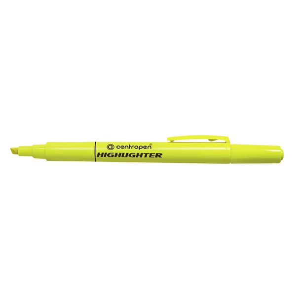 Маркер текстовий Centropen Fax жовтий 1-4 мм клиноподібний (8722/05)